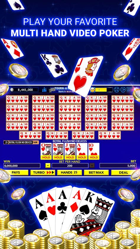 video poker multi play.